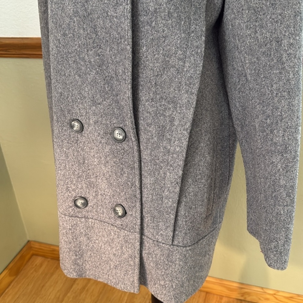 Vintage Fashionbilt Gray Wool Coat size 8 - Picture 2 of 13